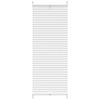Plisse Blind 60x100cm White Pleated Blind