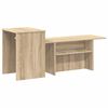 vidaXL Console Table Sonoma Oak 80 x 50 x 225 cm Engineered Wood
