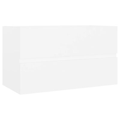 vidaXL Sink Cabinet White 80x38.5x45 cm Engineered Wood