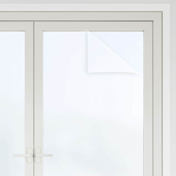 vidaXL Window Films 3 pcs Static Frosted White PVC