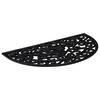 vidaXL Door Mat Half Round 45x75 cm Rubber