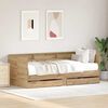 vidaXL Daybed with Headboard Artisan Oak 100 x 200 cm Engineered Wood