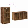 vidaXL Hanging Cabinet Old Wood 40 x 29.5 x 80 cm Engineered Wood