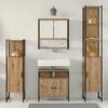 vidaXL Bathroom Furniture Set 4 pcs Artisan oak Engineered wood