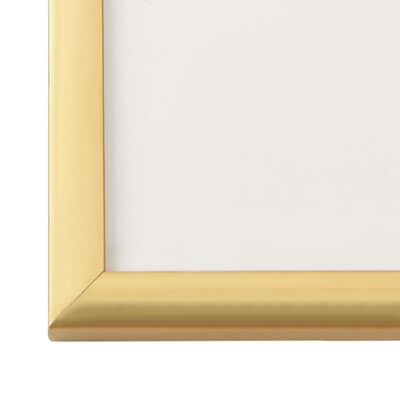 vidaXL Photo Frames Collage 3 pcs for Wall or Table Gold 20x20 cm MDF