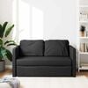 vidaXL Folding Sofa Bed Black 112 x 60 x 60 cm Fabric