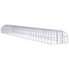 vidaXL Chicken Coop | Silver | Galvanised Steel | 3x24x2 m | Durable
