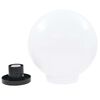 vidaXL LED Bowl Lamps 2 pcs Spherical 30 cm PMMA
