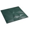 vidaXL Wall Panels 48 pcs Green 50x50 cm XPS 12 m&sup2; Diamond