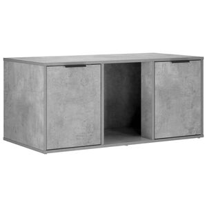 vidaXL Cat Crate Furniture Concrete Grey 100 x 49 x 45 cm