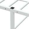 vidaXL Bed Frame without Mattress White 90x200 cm Metal