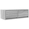 vidaXL TV Cabinet Grey Sonoma 80x31x25.5 cm Engineered Wood