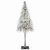 vidaXL Christmas Tree with 150 LEDs White 120 cm PE and Steel