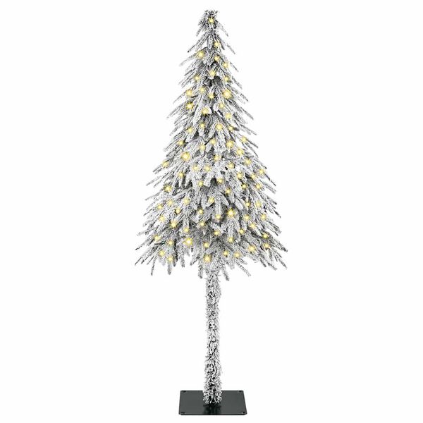 vidaXL Christmas Tree with 150 LEDs White 120 cm PE and Steel