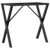vidaXL Dining Table Legs X-Frame 80x40x73 cm Steel