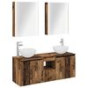 vidaXL Bathroom Cabinet Set 5 pcs Old Wood 53 x 15.5 x 70 cm