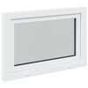 vidaXL Basement Window "RISOR" 90x70 cm Tilt&Turn DIN Right White