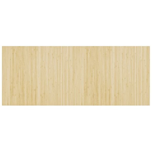 vidaXL Rug Rectangular Light Nature 80x200 cm Bamboo