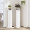 vidaXL Plant Stands 2 pcs White 30x30x95 cm Engineered Wood