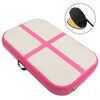 vidaXL Inflatable Gymnastics Mat with Pump 60x100x20 cm PVC Pink