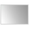 vidaXL LED Bathroom Mirror Transparent 70 x 50 cm Tempered Glass