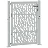 vidaXL Garden Gate 100x125 cm Weathering Steel Trace Design