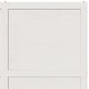 vidaXL Barn Door White 100x208 cm Solid Wood Pine