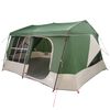 vidaXL Family Tent with Rainfly Water-resistant 9-Person Green
