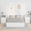 vidaXL Bedside Tables 2 pcs High Gloss White 40 x 30 x 467 cm