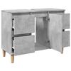 vidaXL Sink Cabinet Concrete Grey 80x33x60 cm Engineered Wood