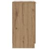 vidaXL Shoe Cabinet Artisian Oak 59x35x70 cm Engineered Wood