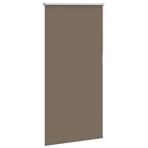 vidaXL Roller Blind Blackout Coffee 80x130 cm Fabric Width 75.7 cm Polyester