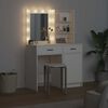 vidaXL Dressing Table Set 2 pcs White 50 x 41 x 135 cm Engineered wood