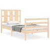 vidaXL Bed Frame without Mattress 90x200 cm Solid Wood