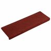 vidaXL Stair Mats Self-adhesive 30 pcs 65x21x4 cm Bordeaux Red Rectangular Edge