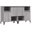 vidaXL Sideboards 2 pcs Grey Sonoma 60x35x70 cm Engineered Wood
