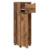 vidaXL Bathroom Cabinet Old Wood 30.5 x 30 x 101 cm Engineered Wood