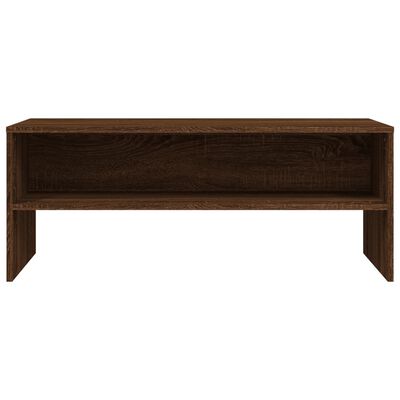 vidaXL TV Cabinet Brown Oak 100x40x40 cm Engineered Wood