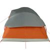 vidaXL Family Tent Dome 9-Person Orange Waterproof