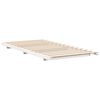 vidaXL Floor Bed Frame White 80 x 220 cm Solid pine wood