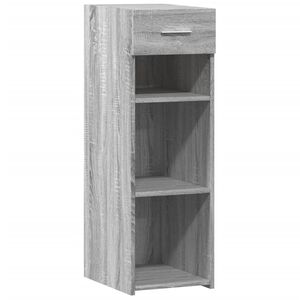 vidaXL Sideboard Grey Sonoma 30x42.5x93 cm Engineered Wood