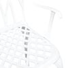 vidaXL Garden Chair 2 pcs White 53 x 51 x 88.5cm Aluminium