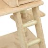 vidaXL Cat Tree with Sisal Scratching Posts Beige 122 cm