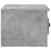 vidaXL Wall-mounted Bedside Cabinets 2 pcs Concrete Grey 41.5x36x28cm