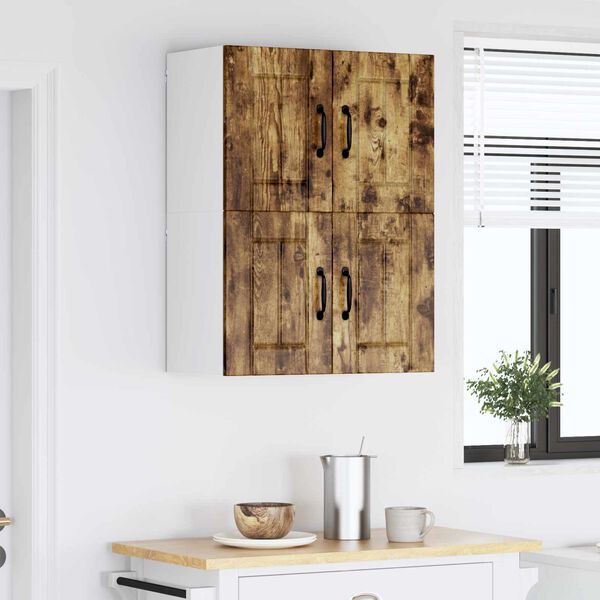 vidaXL Kitchen Wall Cabinets 2 pcs Smoked Oak 60 x 31 x 40 cm