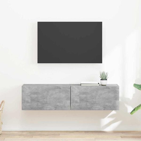 vidaXL TV Wall Cabinet Wall-mounted 2 pcs Concerte 60 x 31 x 29.5 cm