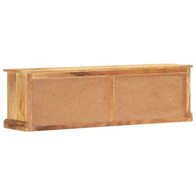 vidaXL Storage Bench 128 cm Solid Mango Wood