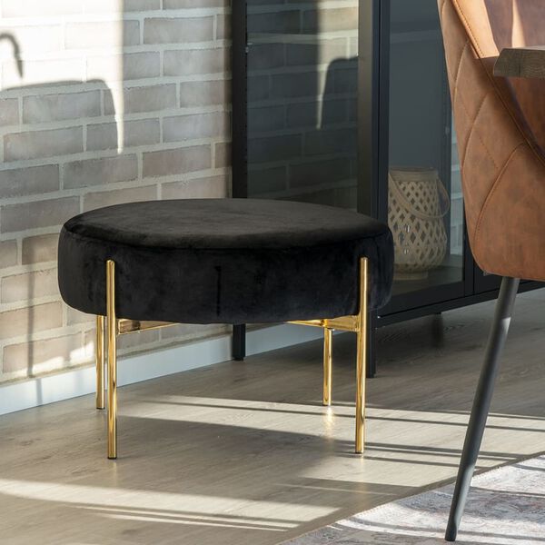 House Nordic Pouf Evie Black