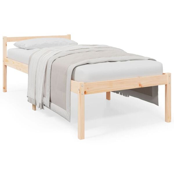 vidaXL Senior Bed without Mattress 75x190cm Small Single