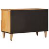 vidaXL TV Cabinet with Drawer Natural 70 x 33 x 46 cm Solid Mango Wood